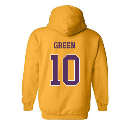 JMU - Football Alumni : Jalen Green - Vintage Dukes Hooded Sweatshirt-1