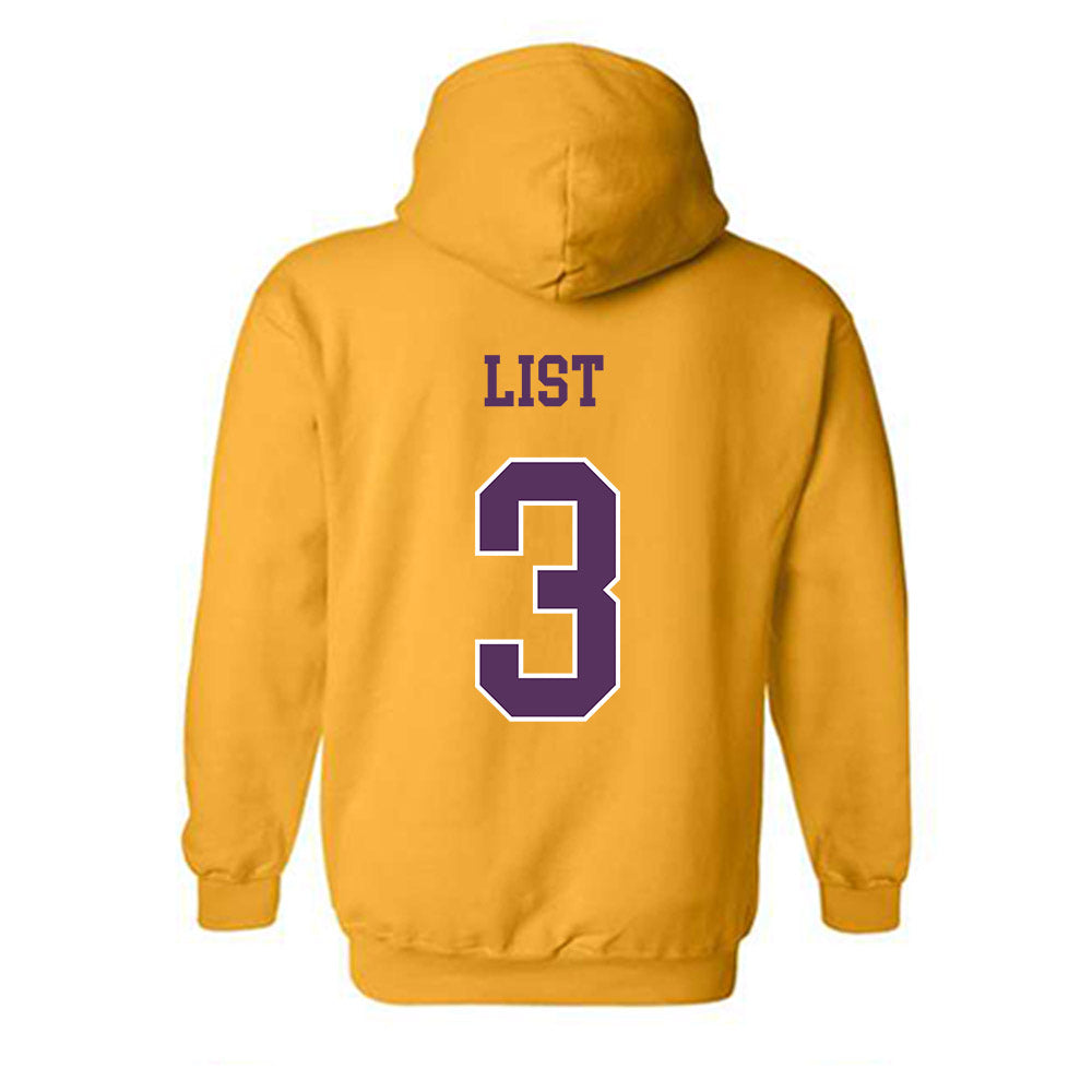 JMU - NCAA Softball : Payton List - Vintage Dukes Hooded Sweatshirt-1