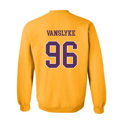 JMU - NCAA Football : Andrew VanSlyke - Vintage Dukes Crewneck Sweatshirt-1