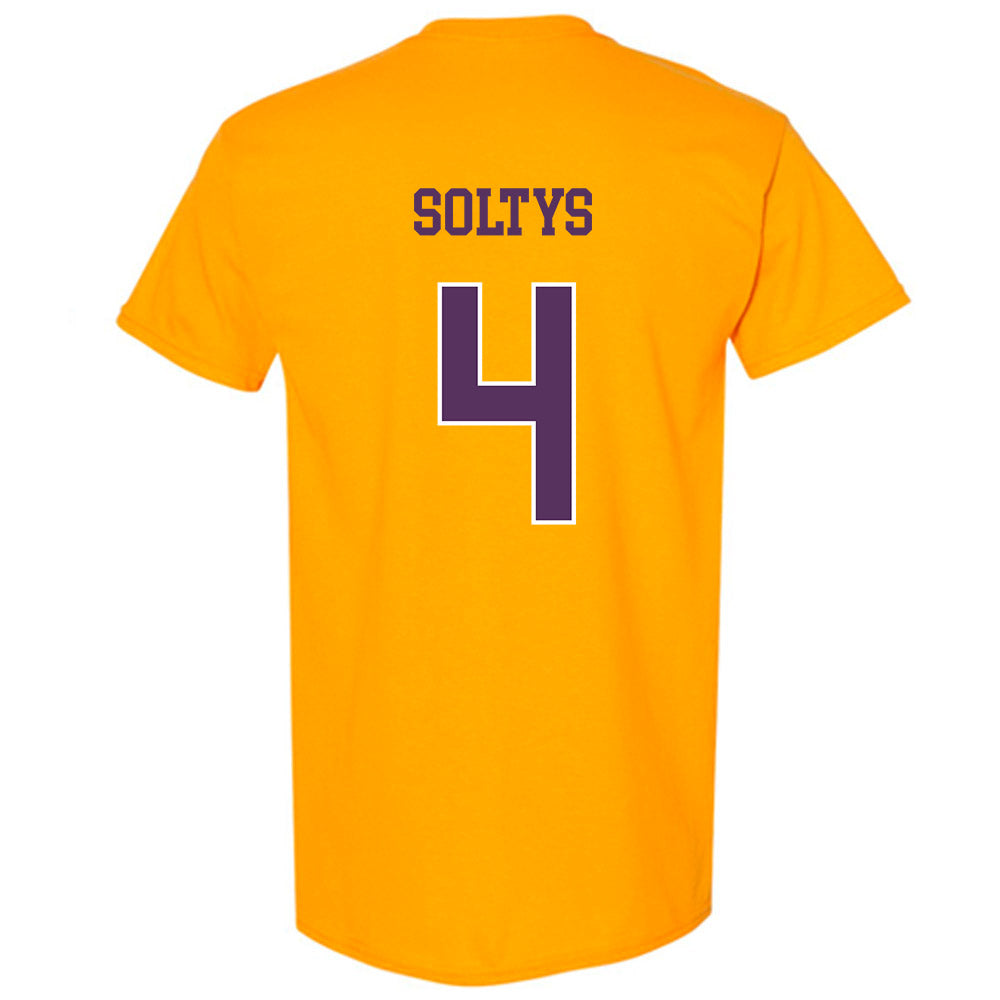 JMU - NCAA Women's Basketball : Delilah Soltys - Vintage Dukes T-Shirt-1