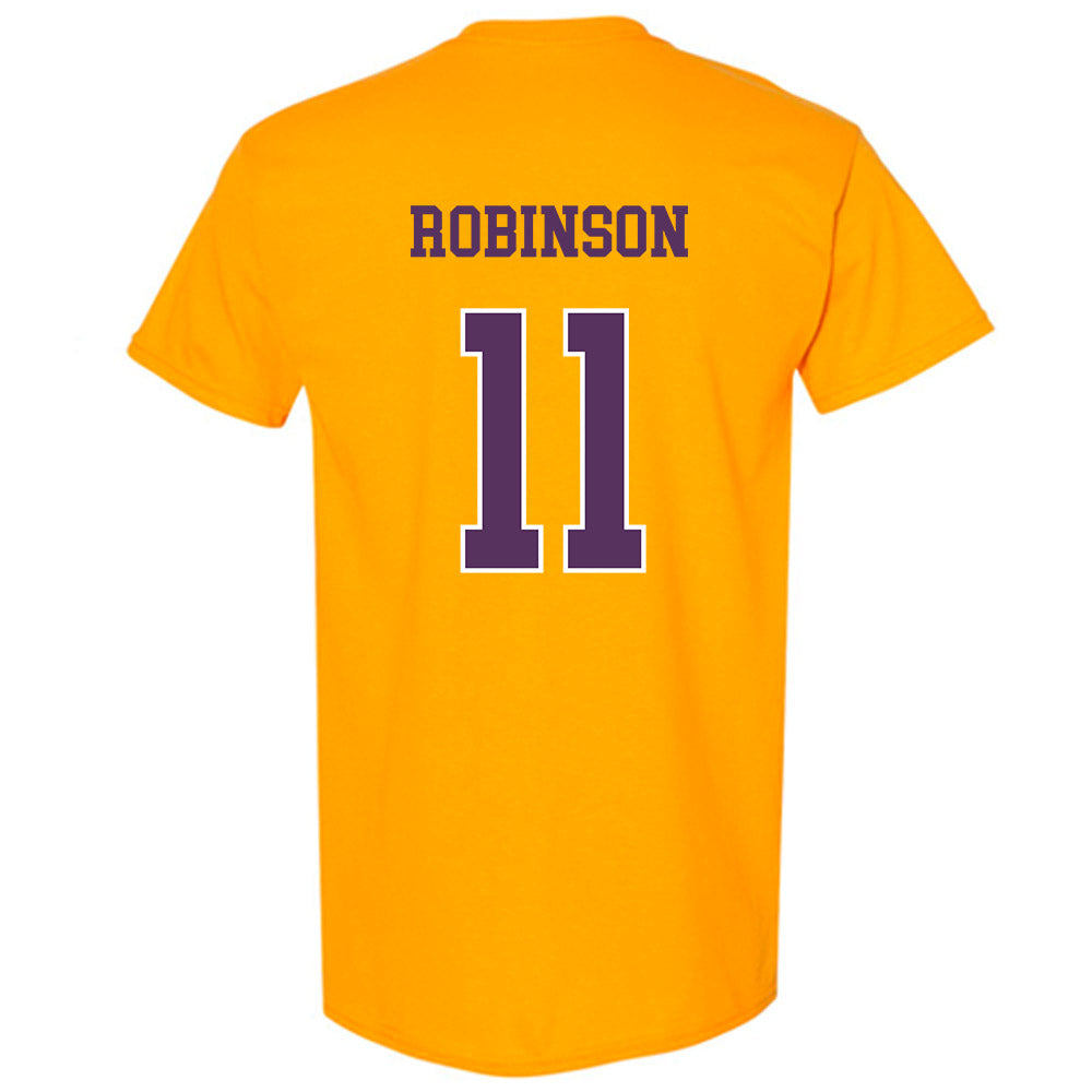 JMU - NCAA Women's Basketball : Bree Robinson - Vintage Dukes T-Shirt-1
