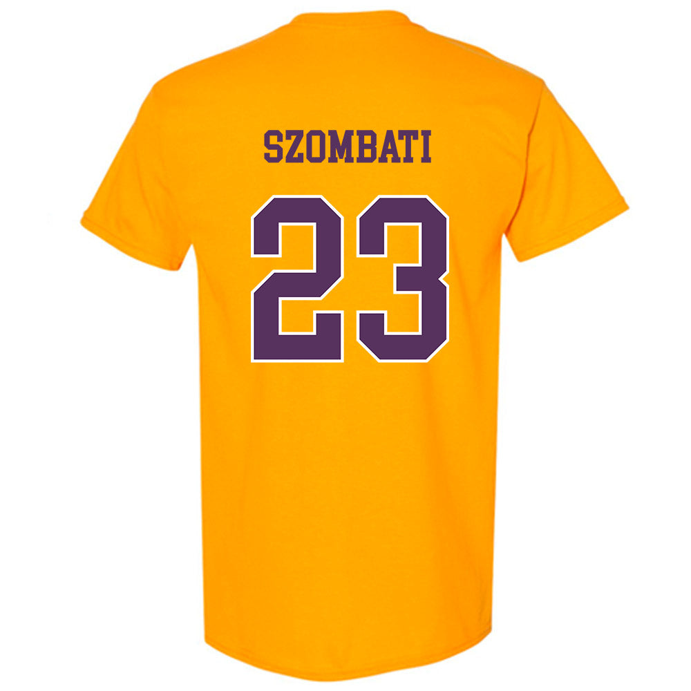JMU - NCAA Women's Soccer : Kata Szombati - Vintage Dukes T-Shirt-1