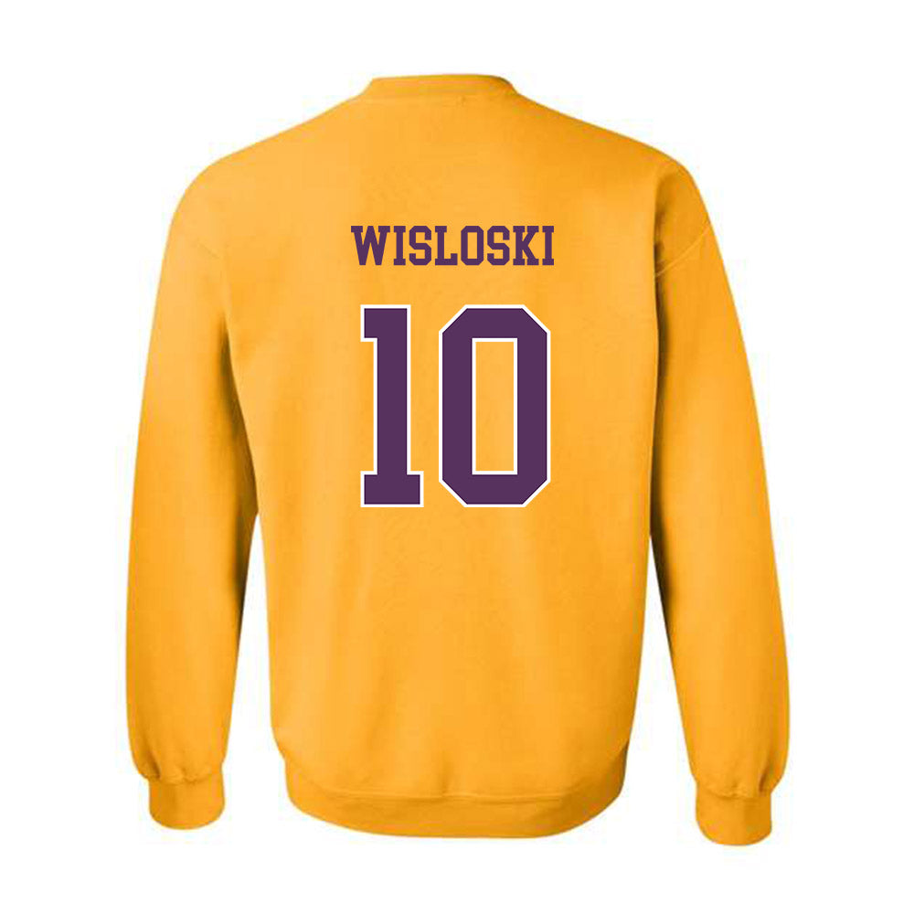 JMU - NCAA Football : Braeden Wisloski - Vintage Dukes Crewneck Sweatshirt-1
