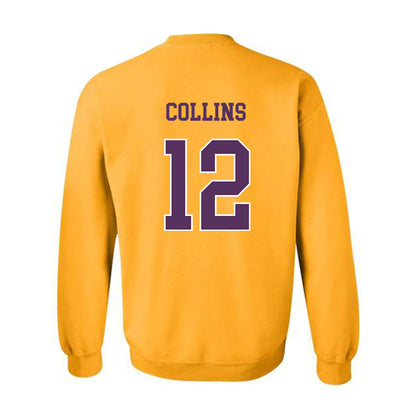 JMU - NCAA Football : Zaron Collins - Vintage Dukes Crewneck Sweatshirt-1