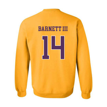 JMU - NCAA Football : Alonza Barnett III - Vintage Dukes Crewneck Sweatshirt-1