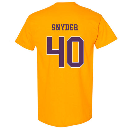 JMU - NCAA Football : Jackson Snyder - Vintage Dukes T-Shirt-1