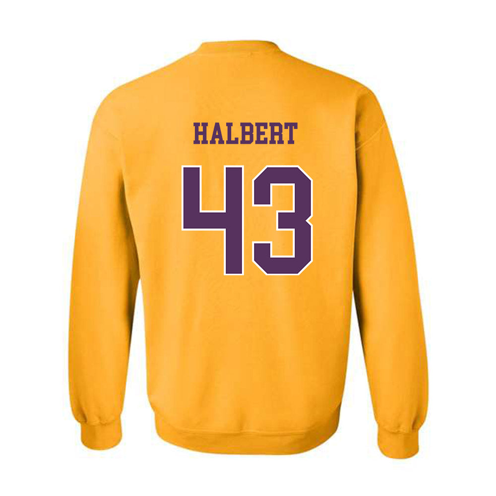 JMU - NCAA Football : Miles Halbert - Vintage Dukes Crewneck Sweatshirt-1