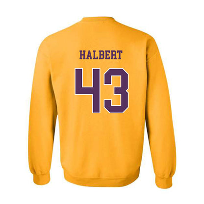 JMU - NCAA Football : Miles Halbert - Vintage Dukes Crewneck Sweatshirt-1
