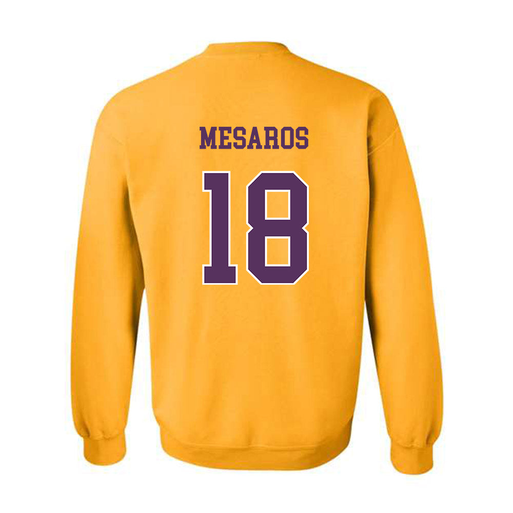 JMU - NCAA Softball : Morgan Mesaros - Vintage Dukes Crewneck Sweatshirt-1