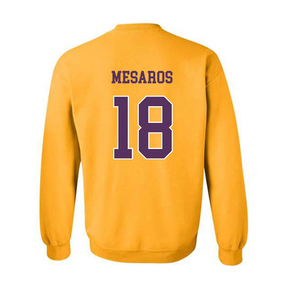 JMU - NCAA Softball : Morgan Mesaros - Vintage Dukes Crewneck Sweatshirt-1