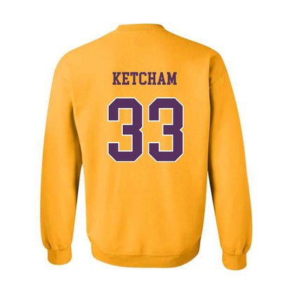 JMU - NCAA Football : Logan Ketcham - Vintage Dukes Crewneck Sweatshirt-1