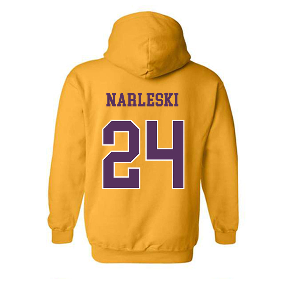 JMU - NCAA Women's Field Hockey : Julie Narleski - Vintage Dukes Hooded Sweatshirt-1