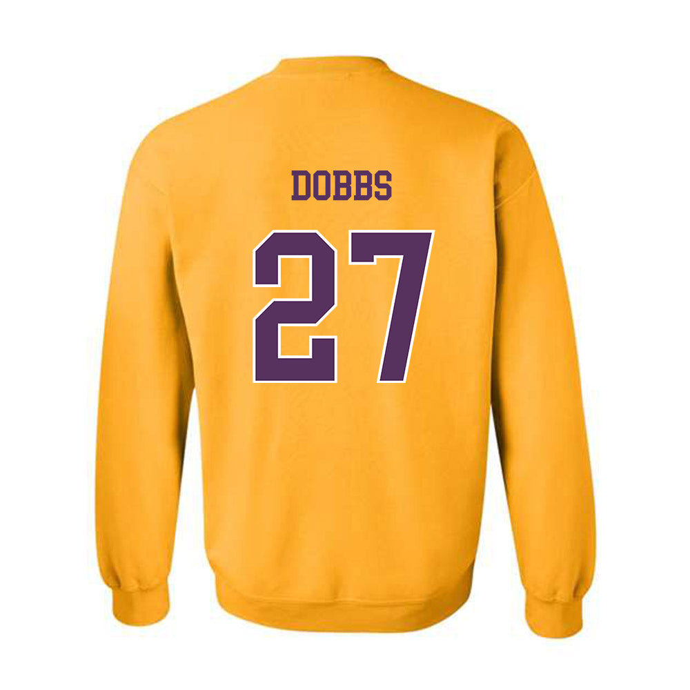 JMU - NCAA Football : Jacob Dobbs - Vintage Dukes Crewneck Sweatshirt-1