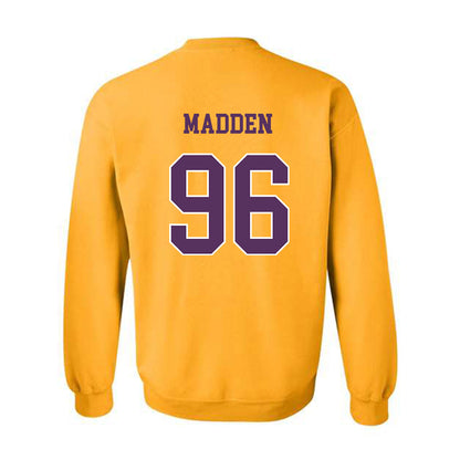 JMU - NCAA Football : Connor Madden - Vintage Dukes Crewneck Sweatshirt-1