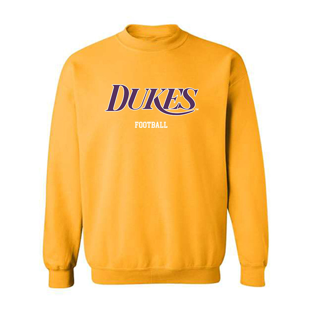 JMU - NCAA Football : Tre Leonard - Vintage Dukes Crewneck Sweatshirt-0