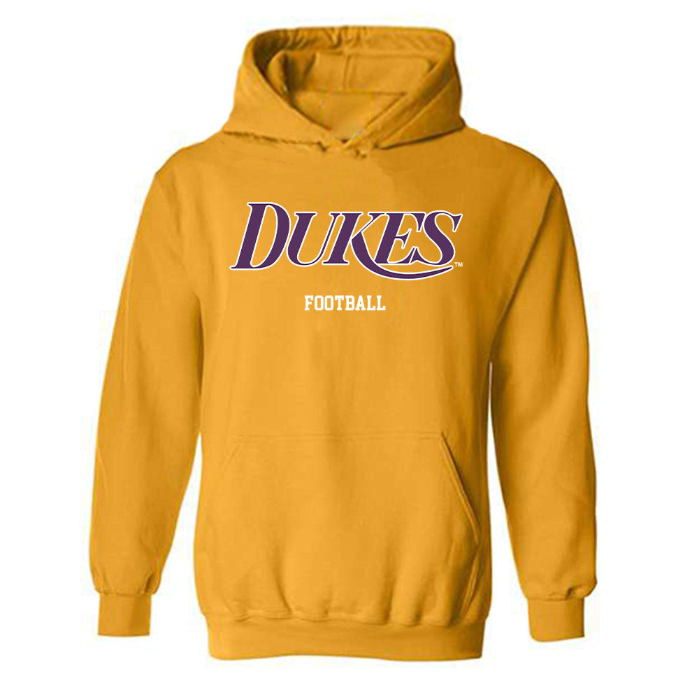 JMU - NCAA Football : Roddrey McWilliams - Vintage Dukes Hooded Sweatshirt-0
