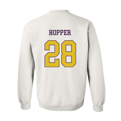 JMU - NCAA Football : Tyjai Hopper - Vintage Dukes Crewneck Sweatshirt-1