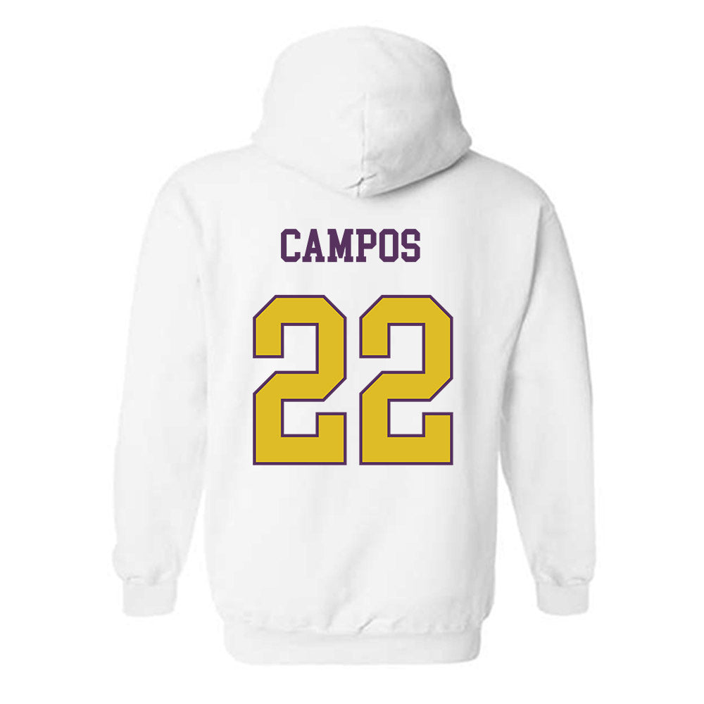 JMU - NCAA Baseball : Trey Campos - Vintage Dukes Hooded Sweatshirt-1