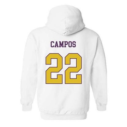 JMU - NCAA Baseball : Trey Campos - Vintage Dukes Hooded Sweatshirt-1