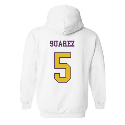 JMU - NCAA Football : Morgan Suarez - Vintage Dukes Hooded Sweatshirt-1