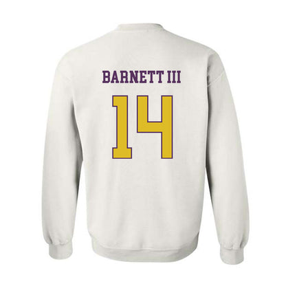 JMU - NCAA Football : Alonza Barnett III - Vintage Dukes Crewneck Sweatshirt-1