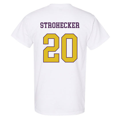 JMU - NCAA Baseball : Jonathan Strohecker - Vintage Dukes T-Shirt-1