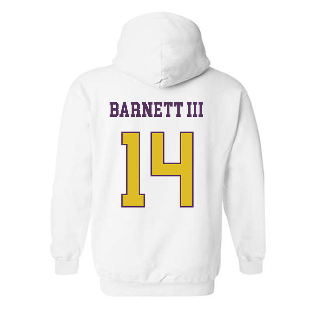 JMU - NCAA Football : Alonza Barnett III - Vintage Dukes Hooded Sweatshirt-1