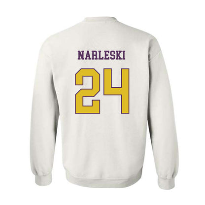 JMU - NCAA Women's Field Hockey : Julie Narleski - Vintage Dukes Crewneck Sweatshirt-1