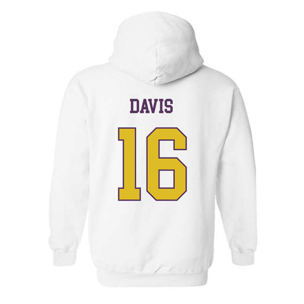JMU - NCAA Women's Volleyball : Shelby Davis - Vintage Dukes Hooded Sweatshirt-1