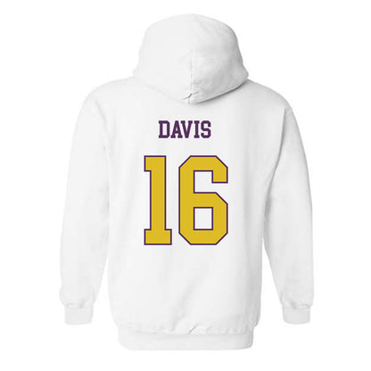 JMU - NCAA Women's Volleyball : Shelby Davis - Vintage Dukes Hooded Sweatshirt-1