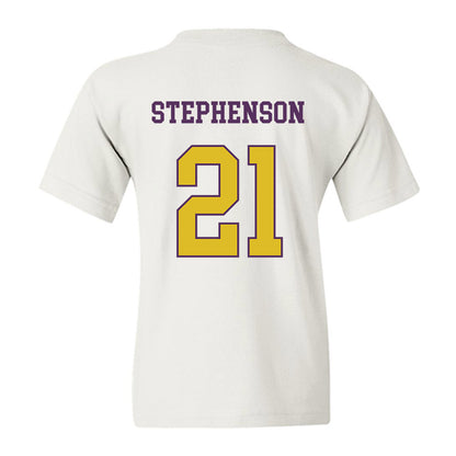 JMU - NCAA Women's Basketball : Zakiya Stephenson - Vintage Dukes Youth T-Shirt-1