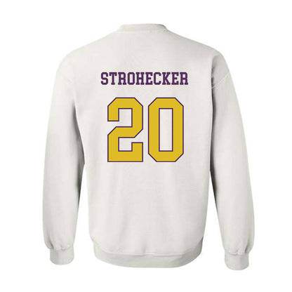 JMU - NCAA Baseball : Jonathan Strohecker - Vintage Dukes Crewneck Sweatshirt-1