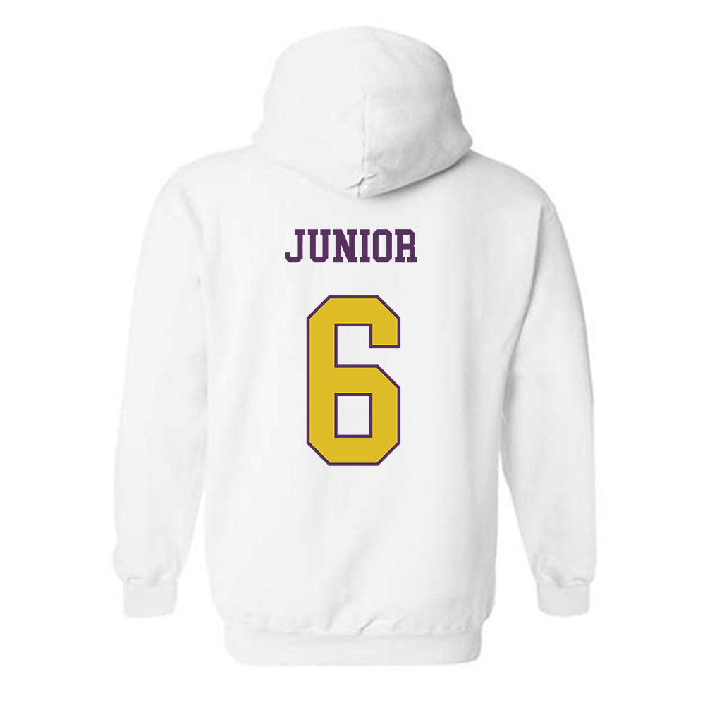 JMU - NCAA Men's Soccer : Florentino Junior - Vintage Dukes Hooded Sweatshirt-1