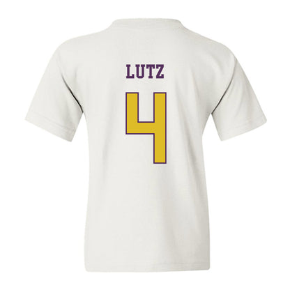 JMU - NCAA Baseball : Tyler Lutz - Vintage Dukes Youth T-Shirt-1