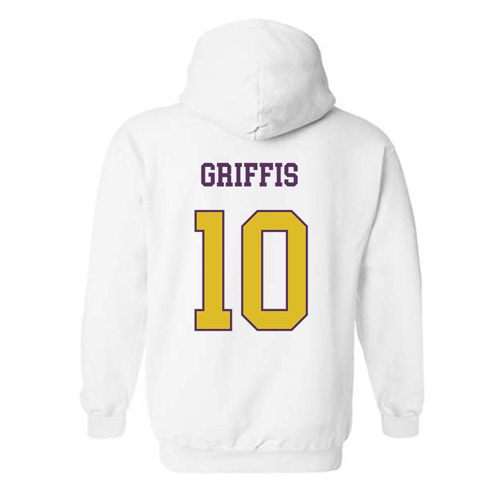 JMU - NCAA Football : Brett Griffis - Vintage Dukes Hooded Sweatshirt-1