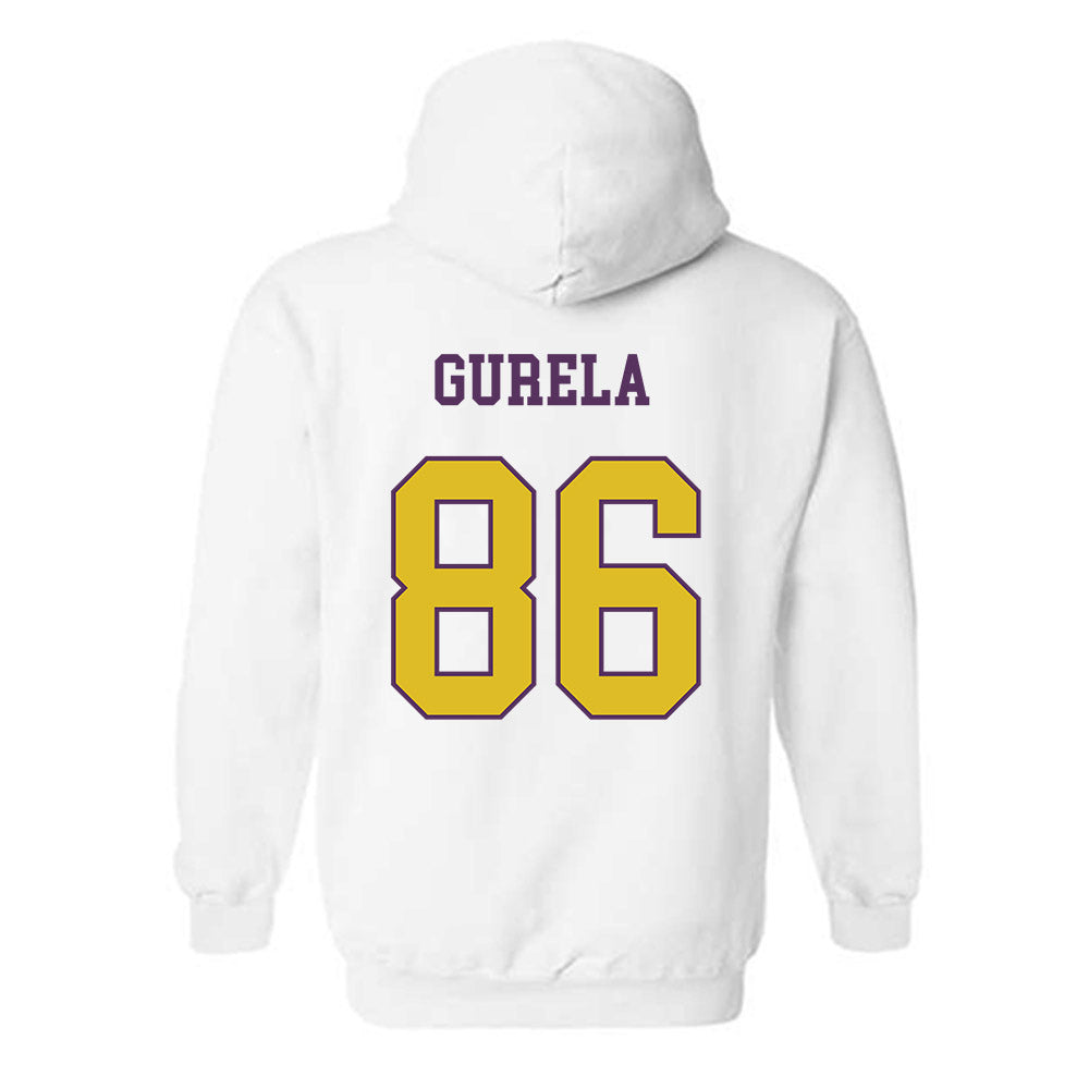 JMU - NCAA Football : Ethan Gurela - Vintage Dukes Hooded Sweatshirt-1