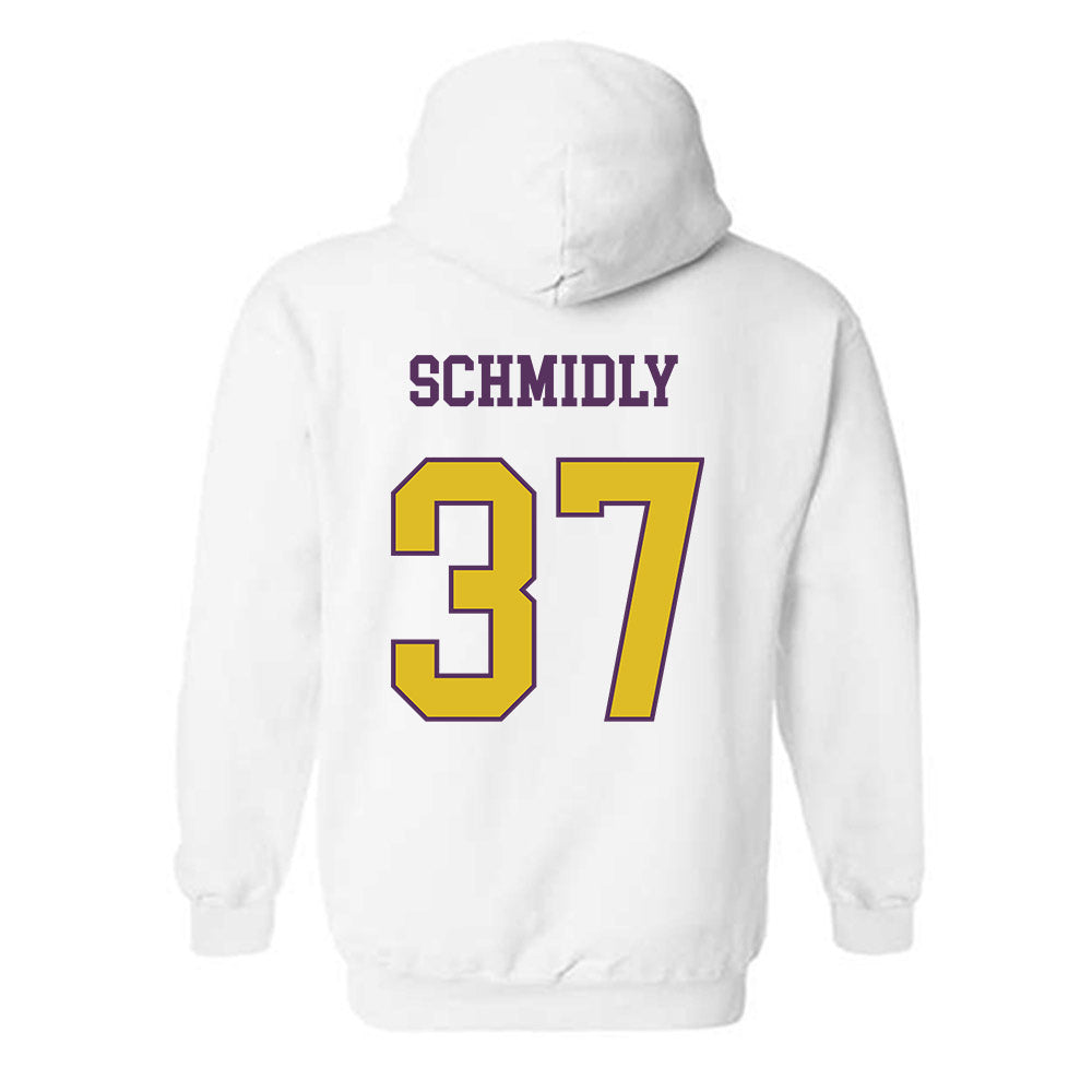 JMU - NCAA Baseball : Ike Schmidly - Vintage Dukes Hooded Sweatshirt-1