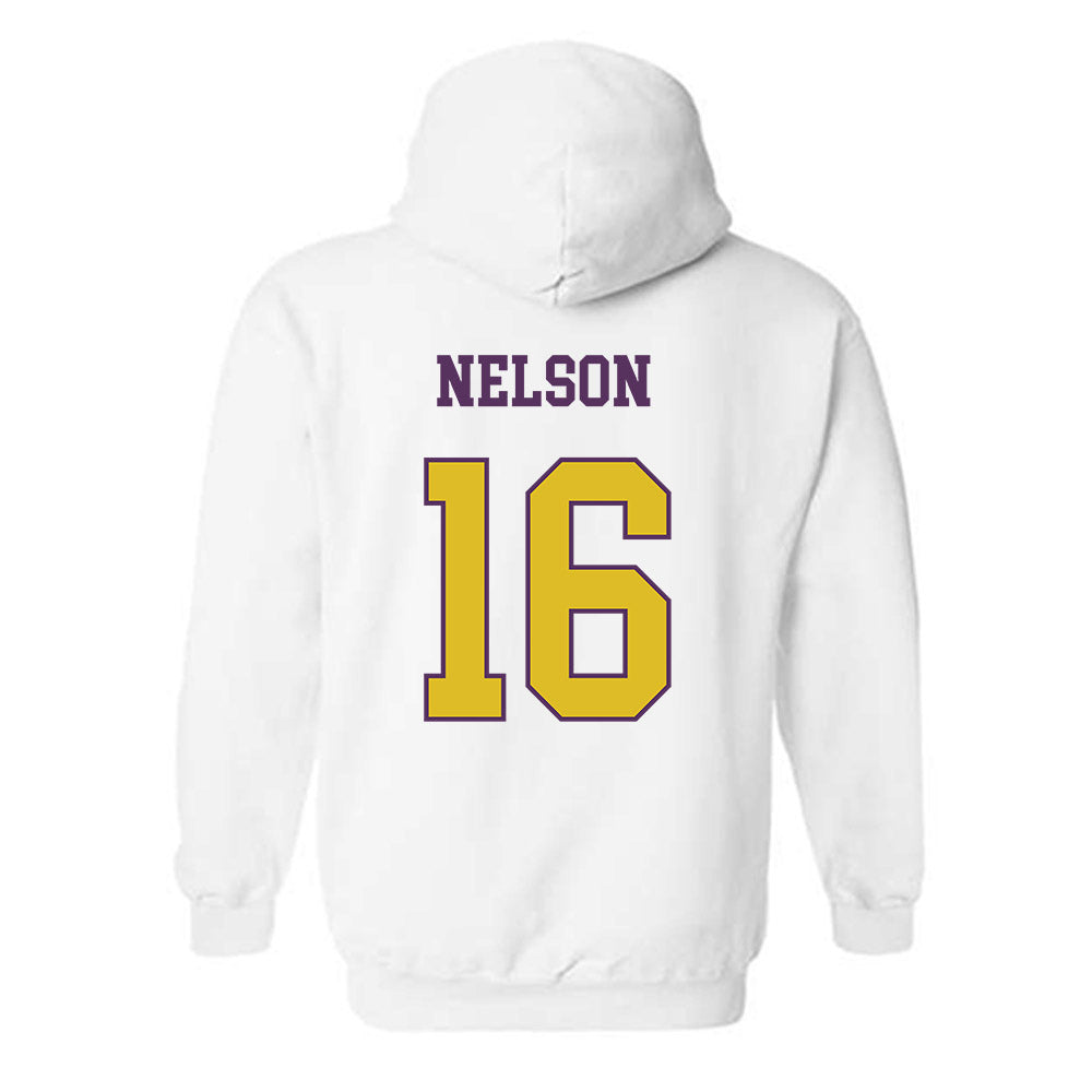 JMU - NCAA Women's Soccer : chloe nelson - Vintage Dukes Hooded Sweatshirt-1