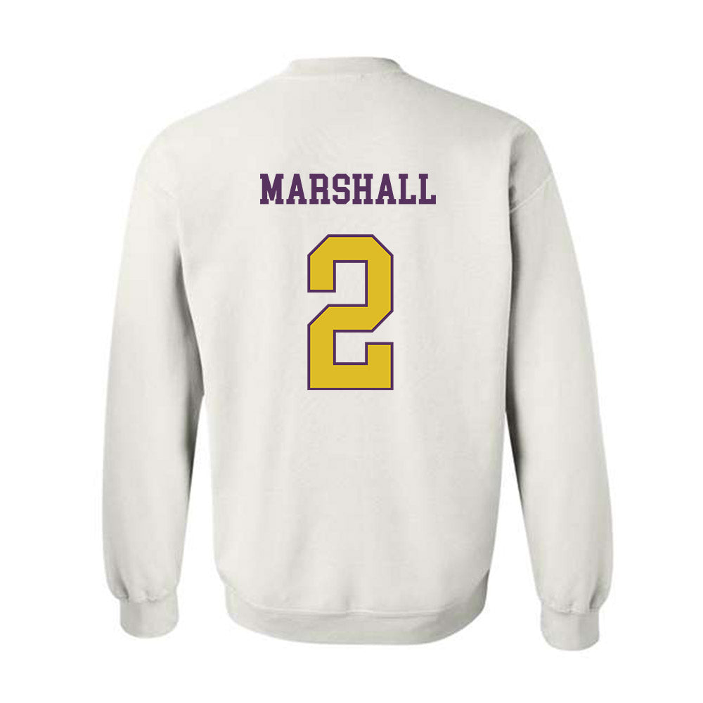 JMU - NCAA Women's Basketball : Kylie Marshall - Vintage Dukes Crewneck Sweatshirt-1