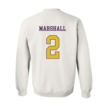 JMU - NCAA Women's Basketball : Kylie Marshall - Vintage Dukes Crewneck Sweatshirt-1