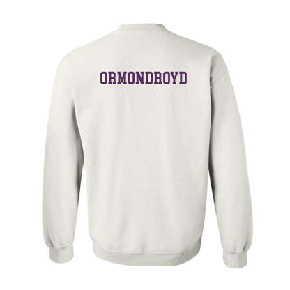 JMU - NCAA Women's Swimming & Diving : Tia Ormondroyd - Vintage Dukes Crewneck Sweatshirt-1