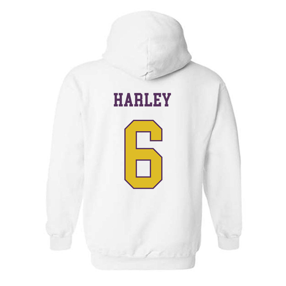 JMU - NCAA Football : Chantz Harley - Vintage Dukes Hooded Sweatshirt-1