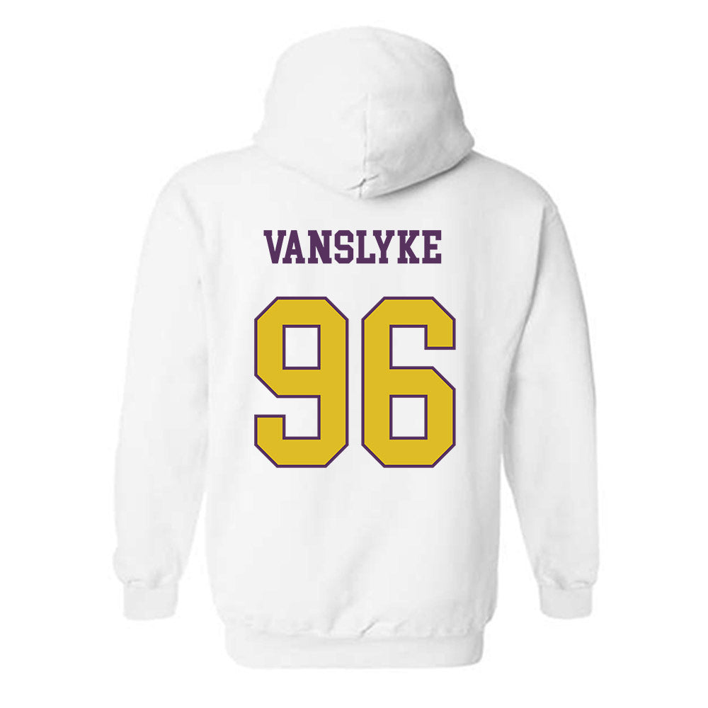 JMU - NCAA Football : Andrew VanSlyke - Vintage Dukes Hooded Sweatshirt-1