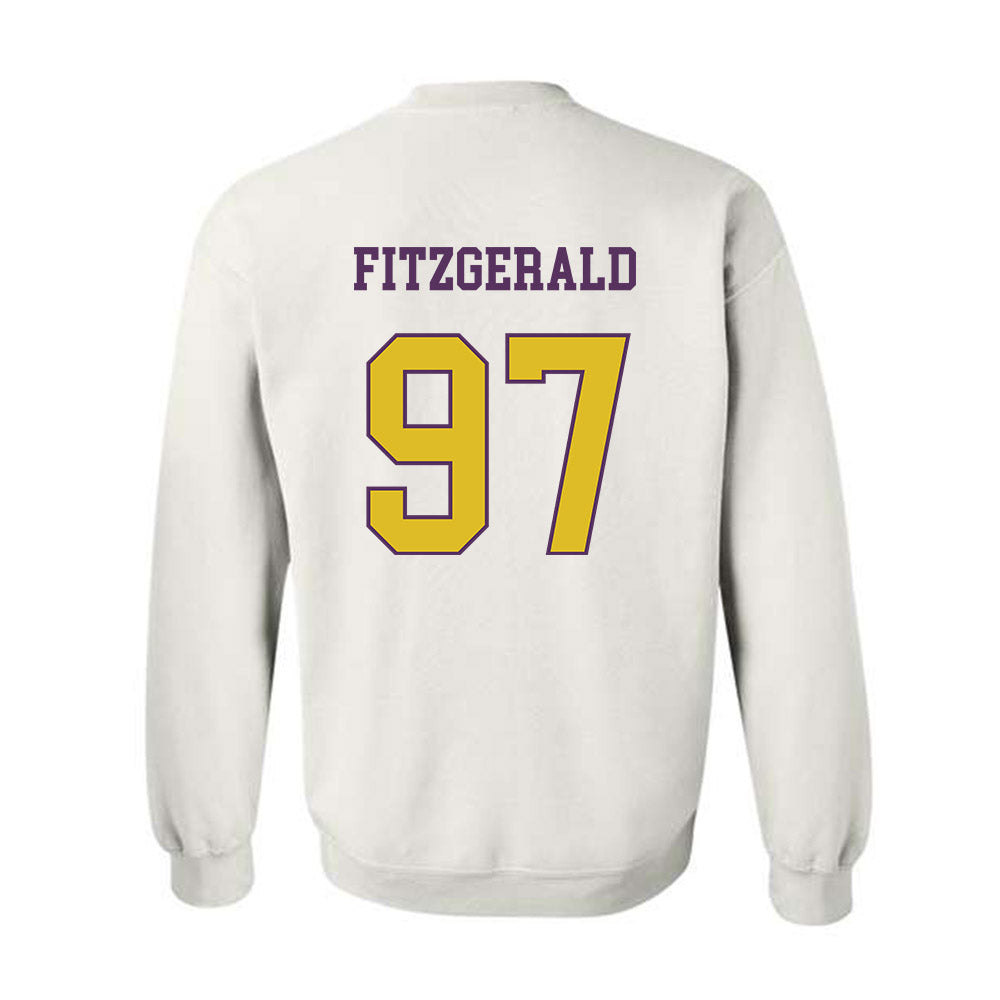 JMU - NCAA Football : Christopher Fitzgerald - Vintage Dukes Crewneck Sweatshirt-1