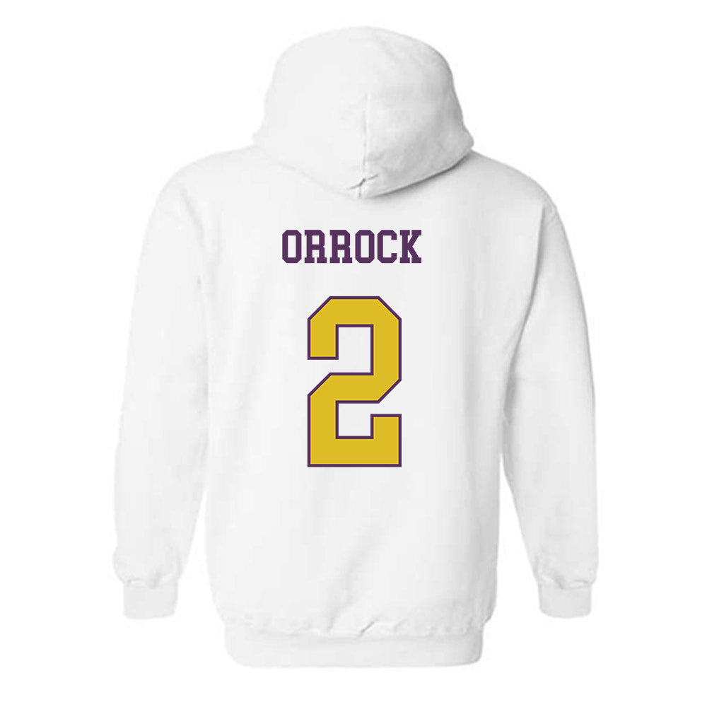 JMU - NCAA Women's Soccer : Audrey Orrock - Vintage Dukes Hooded Sweatshirt-1