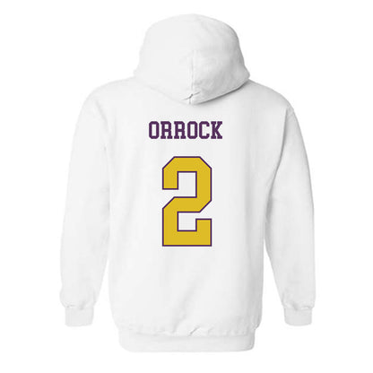JMU - NCAA Women's Soccer : Audrey Orrock - Vintage Dukes Hooded Sweatshirt-1