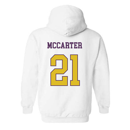 JMU - NCAA Football : Jackson McCarter - Vintage Dukes Hooded Sweatshirt-1