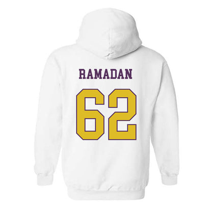 JMU - NCAA Football : Ibraheem Ramadan - Vintage Dukes Hooded Sweatshirt-1