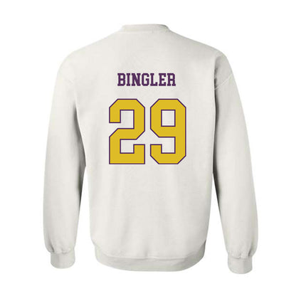 JMU - NCAA Baseball : Alex Bingler - Vintage Dukes Crewneck Sweatshirt-1