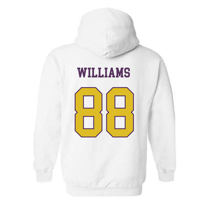 JMU - NCAA Football : Dylan Williams - Vintage Dukes Hooded Sweatshirt-1